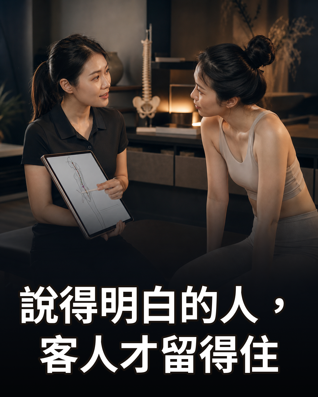 說得明白的人，客人才留得住